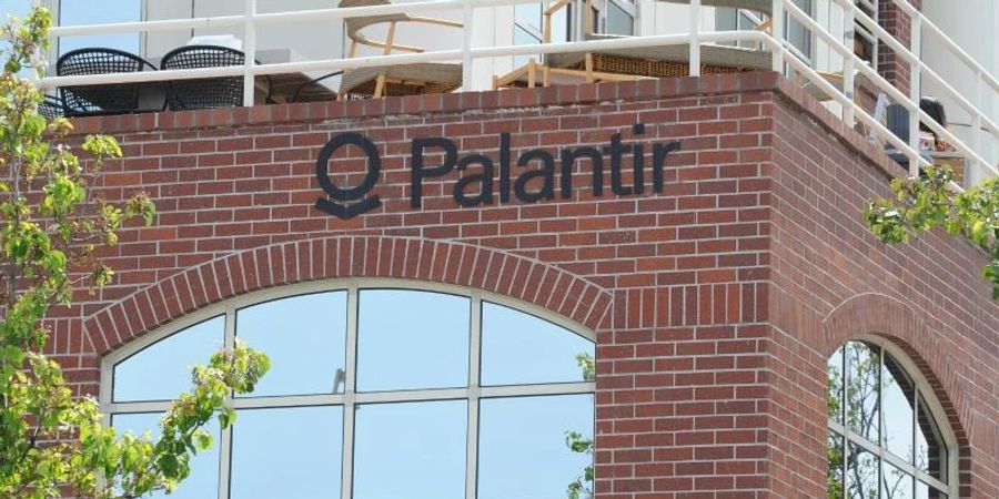 Der Sitz von Palantir in Palo Alto in Kalifornien. Foto: Andrej Sokolow/dpa