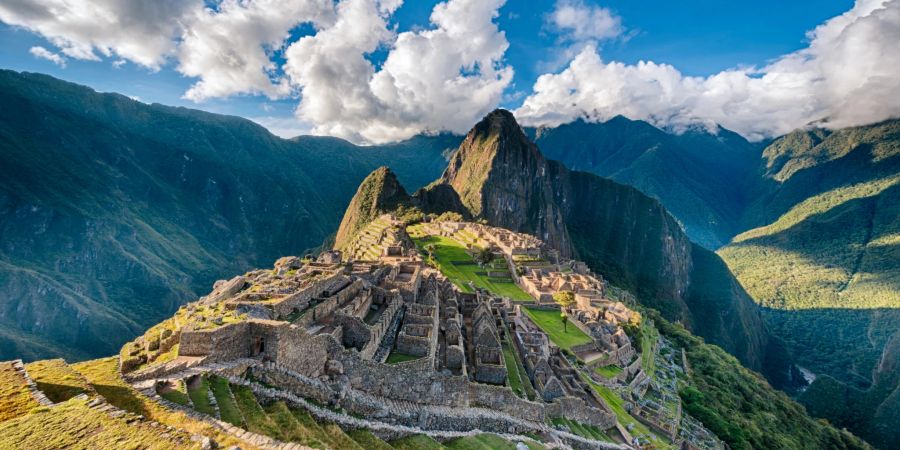 peru, blauer himmel, gestein