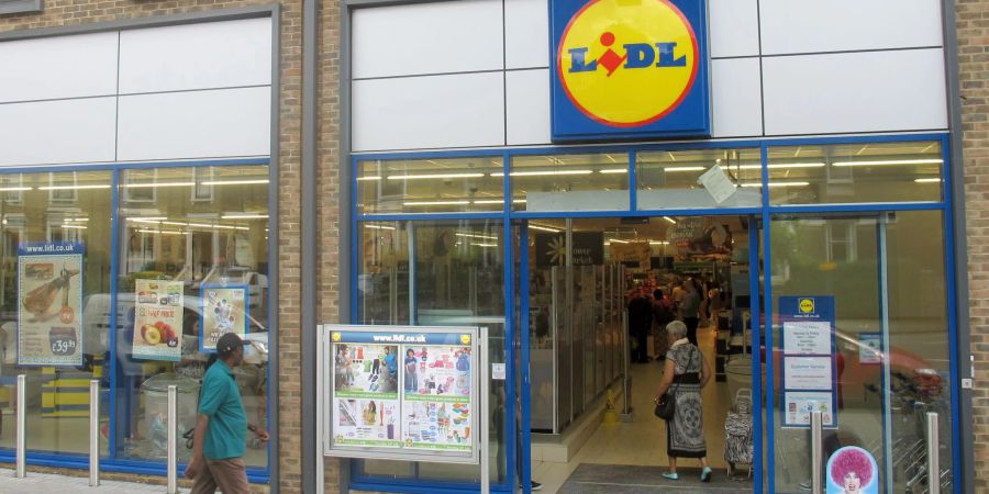 Eine Lidl-Filiale in London.