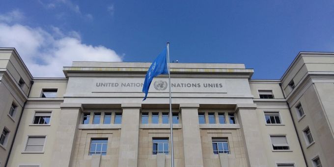 Der Palais des Nations in Genf ist der zweitwichtigste Sitz der Vereinten Nationen. Vereinte Nationen