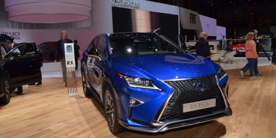 Lexus RX 450h, Automesse, Vorstellung, blau