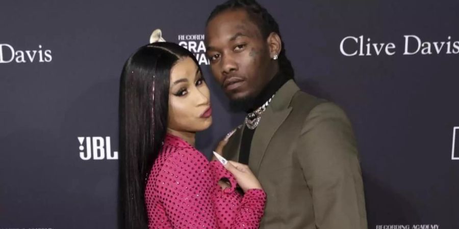 Cardi B und Ehemann Offset freuen sich auf ihr zweites Kind. Foto: Mark Von Holden/Invision/dpa