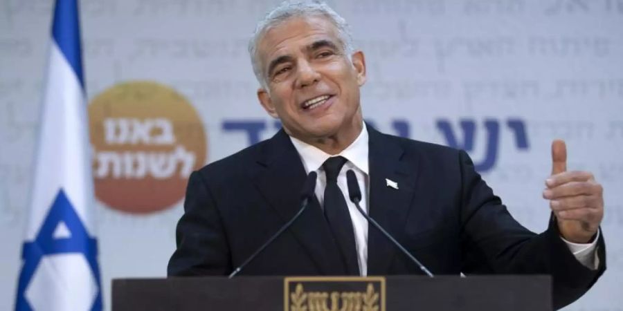 Israels neuer Aussenminister Jair Lapid. Foto: Oded Balilty/AP/dpa