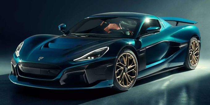 Der Rimac Nevera vom Elektroautobauer Rimac. rimac automobili