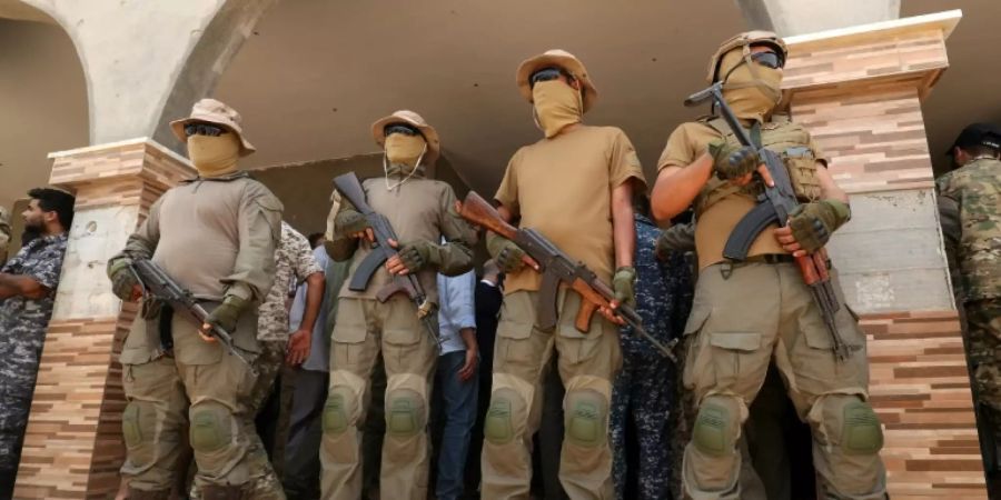 Soldaten der libyschen Übergangsregierung