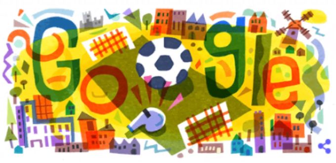 Google zelebriert den Start der UEFA Euro 2020 mit einem eigenen Doodle. uefa euro 2020