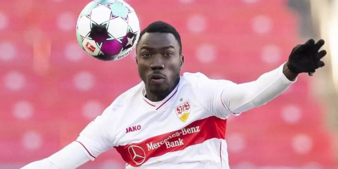 Wurde für drei Monate gesperrt: Silas Katompa Mvumpa vom VfB Stuttgart. Silas Katompa Mvumpa