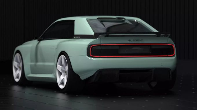 Auch das Heck des E-Legend EL1 sieht nach einer direkten Audi-Abstammung aus 2022 E-Legend EL1