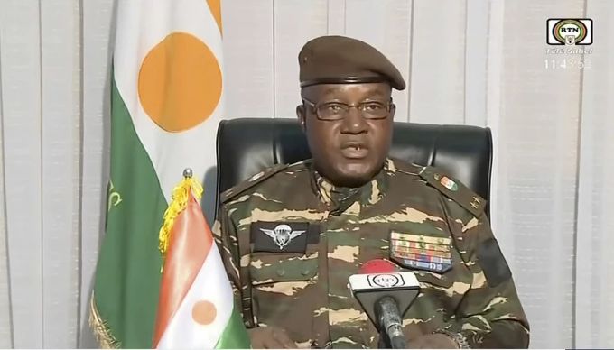 Abdourahmane Tiani hat die Macht im Niger übernommen. tiani niger putsch militär