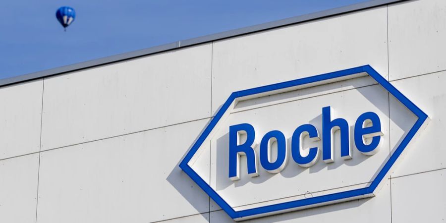 Roche Logo Gebäude Pharma