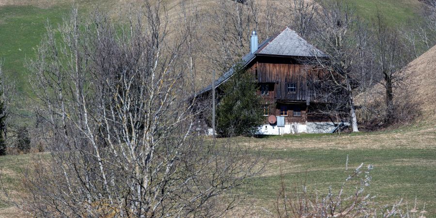 Ein Bauernhaus in Escholzmatt.