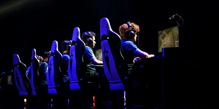 Gamer auf einer E-sport-Veranstaltung