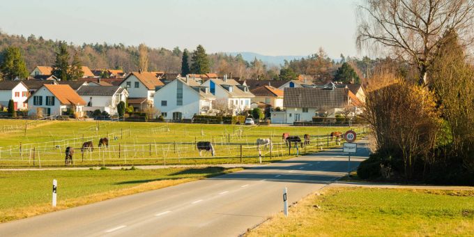 Blick auf die Gemeinde Henggart im Zürcher Weinland. (Archivbild) Gemeinde Henggart