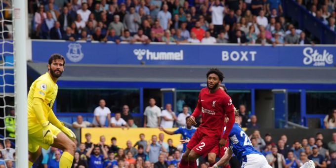 Das Merseyside-Derby zwischen Everton und Liverpool ging torlos aus. Das Merseyside-Derby zwischen Everton und Liverpool ging torlos aus.