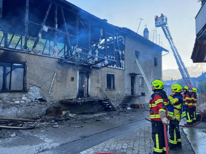 Die Feuerwehr konnte den Brand löschen. St.Gallen