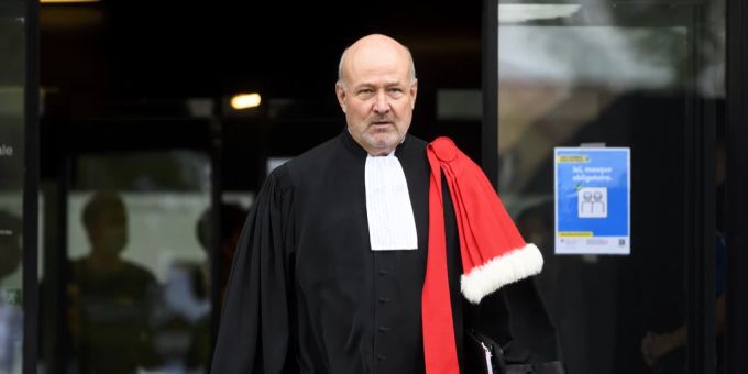 Der Waadtländer Staatsanwalt Eric Cottier bei der Urteilsverkündung im Prozess gegen die Mormont-Besetzer. Mormont eric cottier