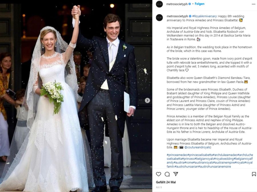 Nach der Hochzeit verschlug es Prinz Amedeo nach Basel.