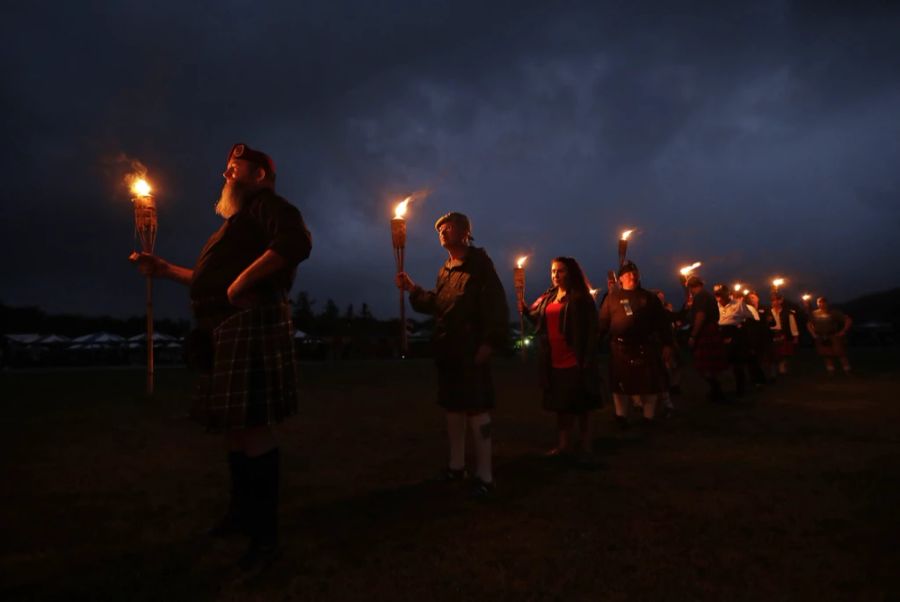 Die Highland Games stammen ursprünglich aus Schottland.