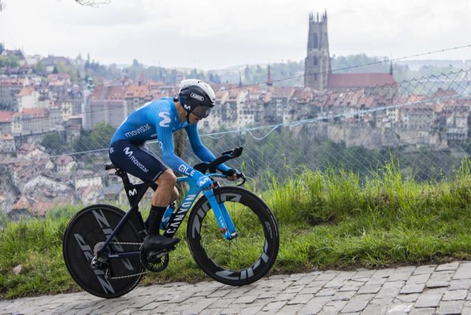 Miguel Angel Lopez bei der Tour de Romandie. Miguel Angel Lopez