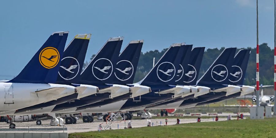 Lufthansa-Maschinen bleiben wegen Pilotenstreik grossteils am Boden (Symbolbild)