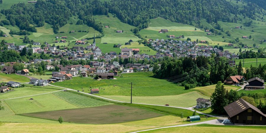 Blick auf Schüpfheim.