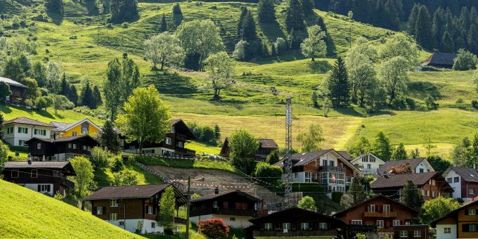 Landschaft bei Flühli. Landschaft bei Flühli.