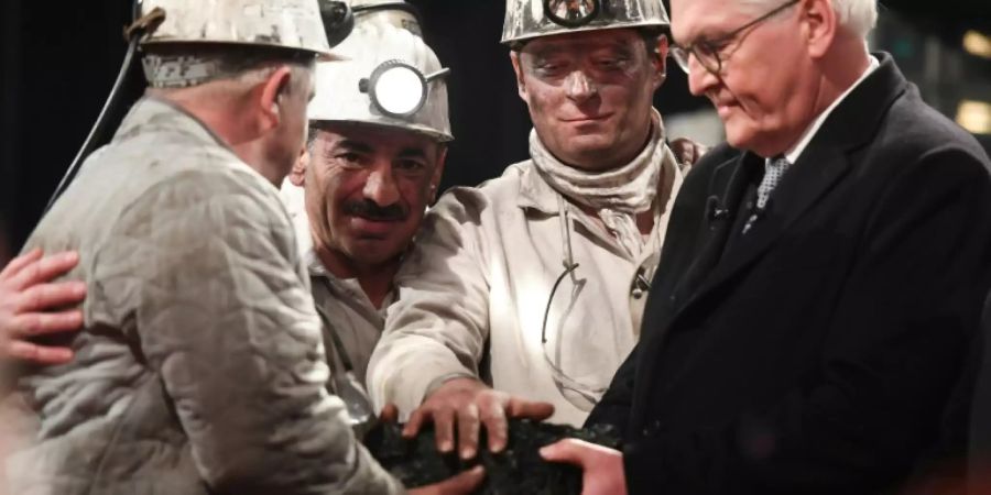 Steinmeier bei Schliessung der letzten Steinkohle-Zeche