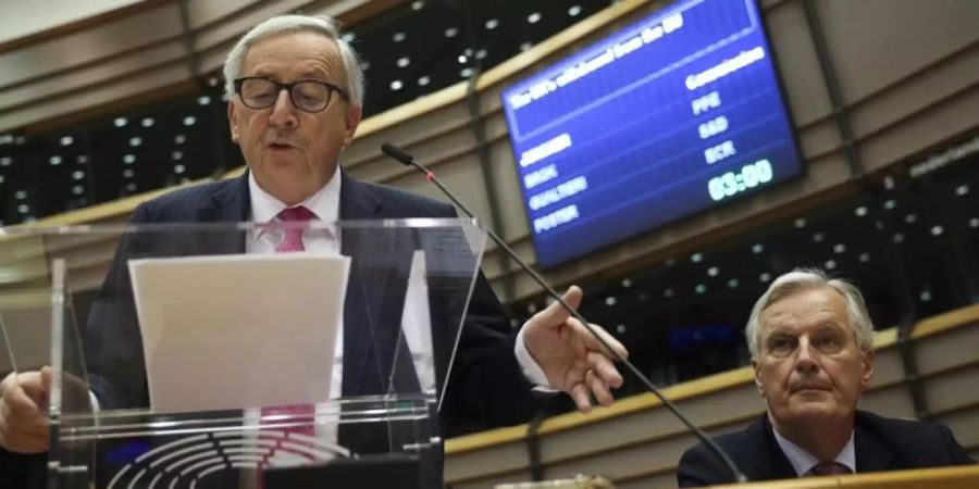 Jean-Claude Juncker im Parlament