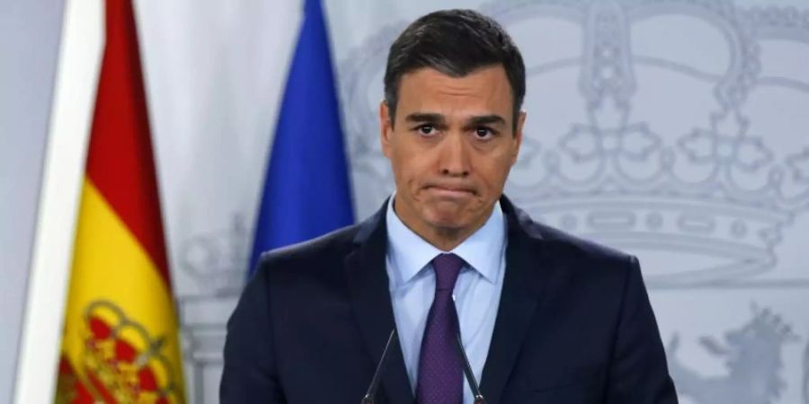 Die Regierung von Ministerpräsident Pedro Sánchez, hier Anfang Februar in Madrid, lehnt eine von Mexiko geforderte Entschuldigung «mit aller Bestimmtheit» ab. Foto: Andrea Comas/AP