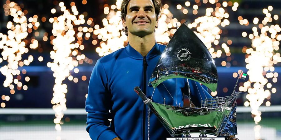 Roger Federer ist dank seinem 100. Turniersieg der Karriere in Dubai wieder die Nummer 4 der Weltrangliste