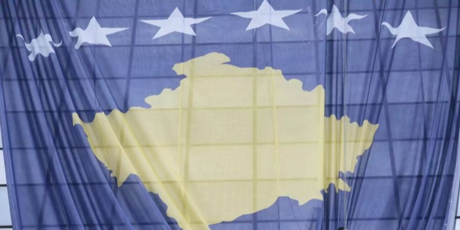 Kosovo Flagge