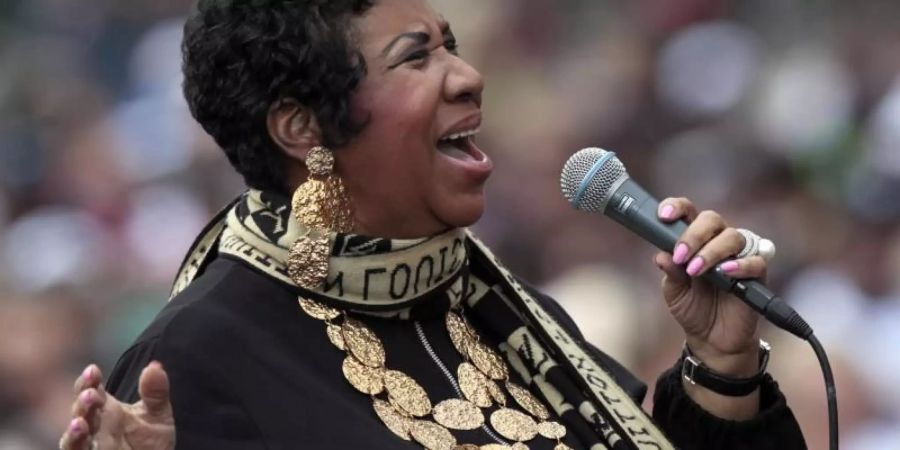 Die verstorbene Soulsängerin Aretha Franklin ist mit dem Pulitzer-Preis geehrt worden. Foto: Jeff Kowalsky/EPA