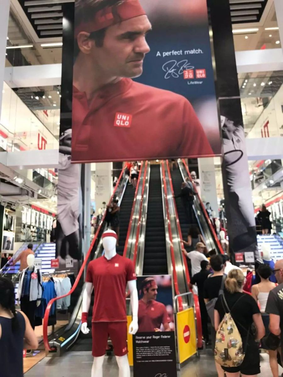 Roger Federer Uniqlo