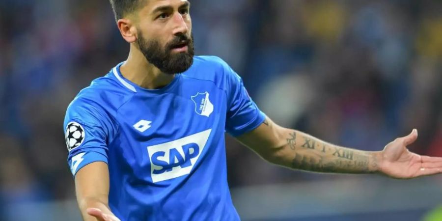 Fehlt 1899 Hoffenheim gegen Nürnberg: Kerem Demirbay. Foto: Uwe Anspach