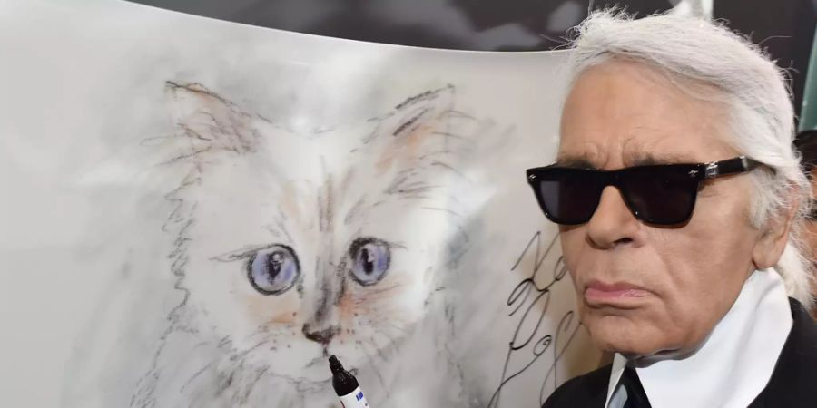 Karl Lagerfelds Katze.