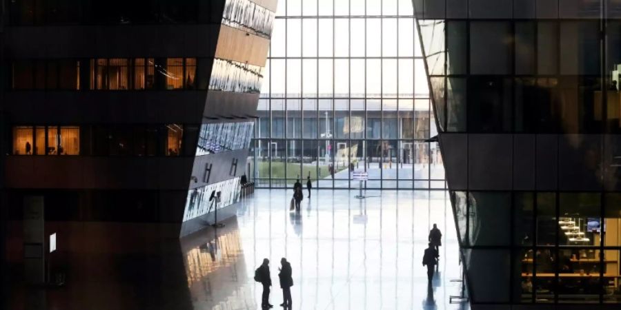 Foyer des neuen Nato-Hauptquartiers in Brüssel