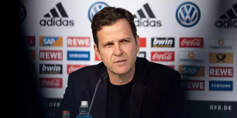 Oliver Bierhoff: «Wir werden auch wieder einige Spiele in kleineren Stadien austragen.» Foto: Peter Steffen