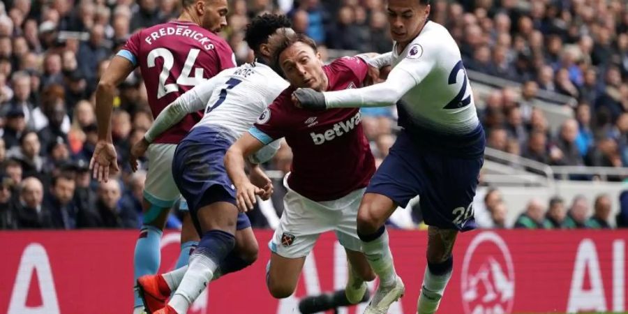 Tottenham Hotspur hat im Kampf um die erneute Qualifikation zur Champions League einen Dämpfer kassiert. Foto: John Walton/PA Wire