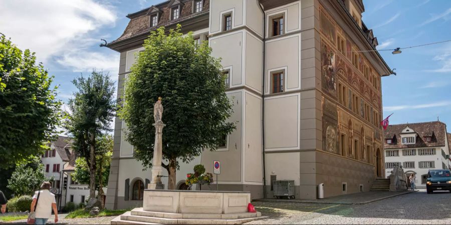 Das Rathaus in Schwyz.