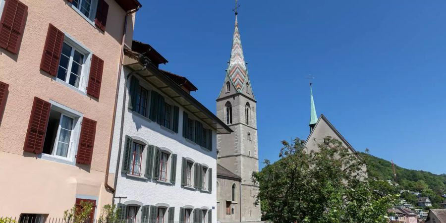 Die Stadtpfarrkirche Maria Himmelfahrt in Baden.