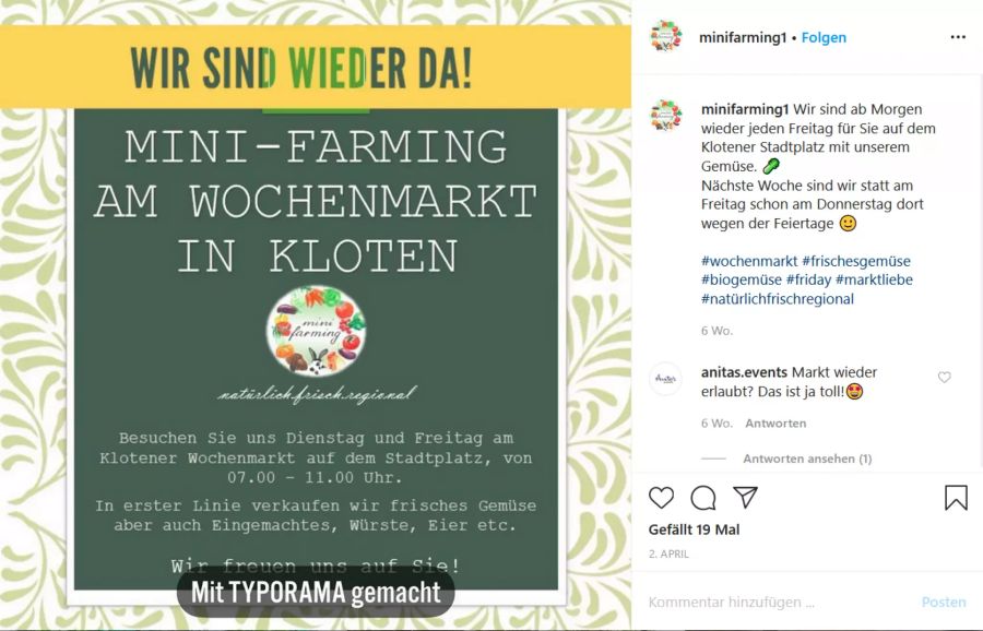 Mini-Farming Kloten