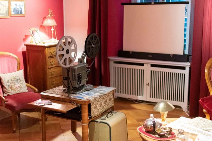 Ein Filmprojektor aus dem Jahr 1939.
