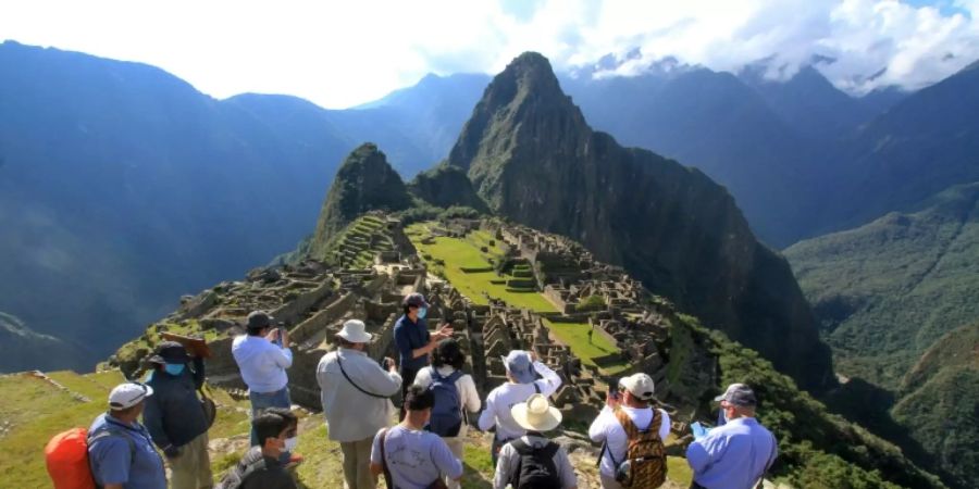 Experten besuchten die Inka-Stätte vor wenigen Tagen