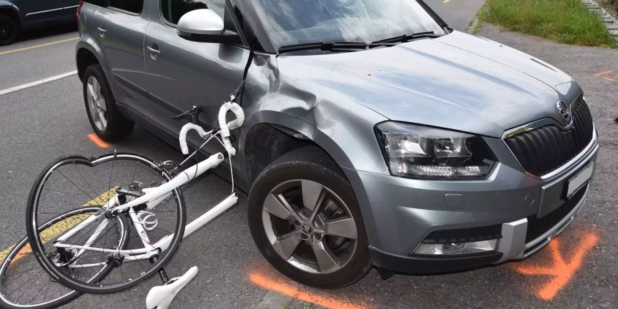 Ennetmoos NW Velo Unfall