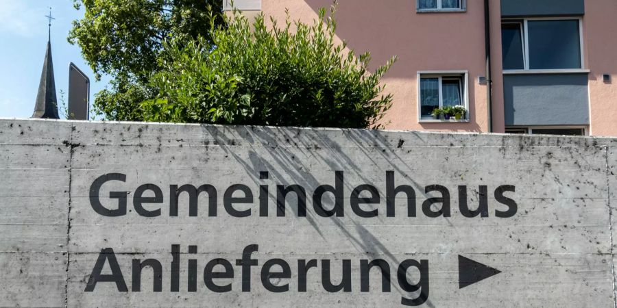 Gemeindehaus Anlieferung.