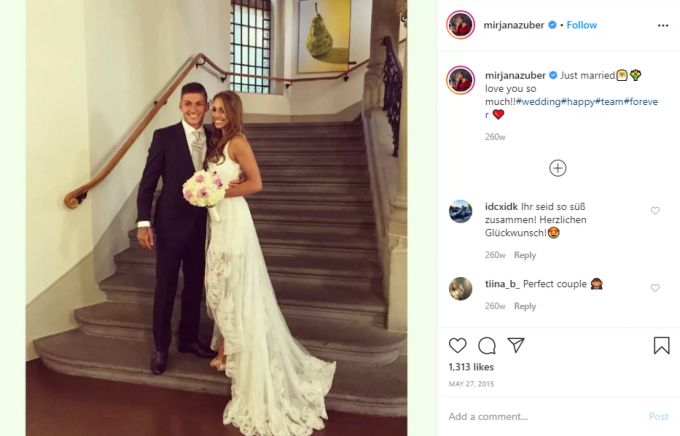 Steven Zuber und seine Mirjana heirateten 2015. Steven Zuber