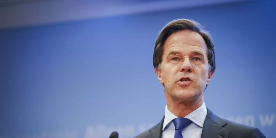 Der niederländische Regierungschef Mark Rutte