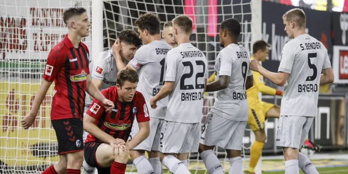 Die Bundesliga-Partie zwischen Freiburg und Leverkusen ist kein Fussball-Leckerbissen. Bundesliga