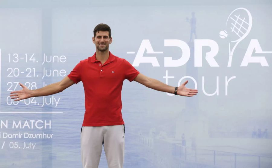 Novak Djokovics Adria Tour endete im Corona-Fiasko.