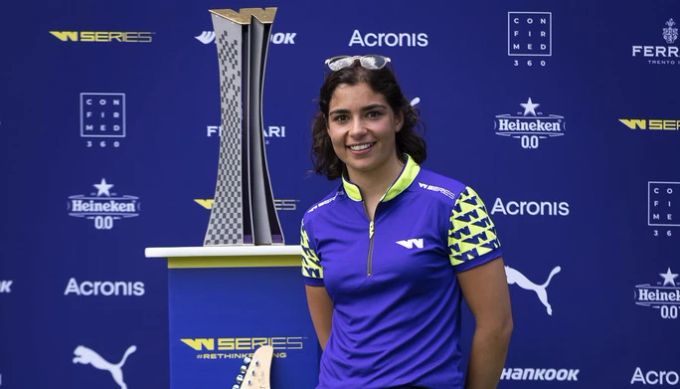 Jamie Chadwick hofft, über die W Series den Sprung in die Formel 1 zu schaffen. Chadwick WSeries Formel 1